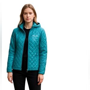 KK75 teal jacket free country medium med m